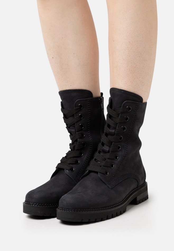 Gabour | Bottines à Lacets Exclusives Noires